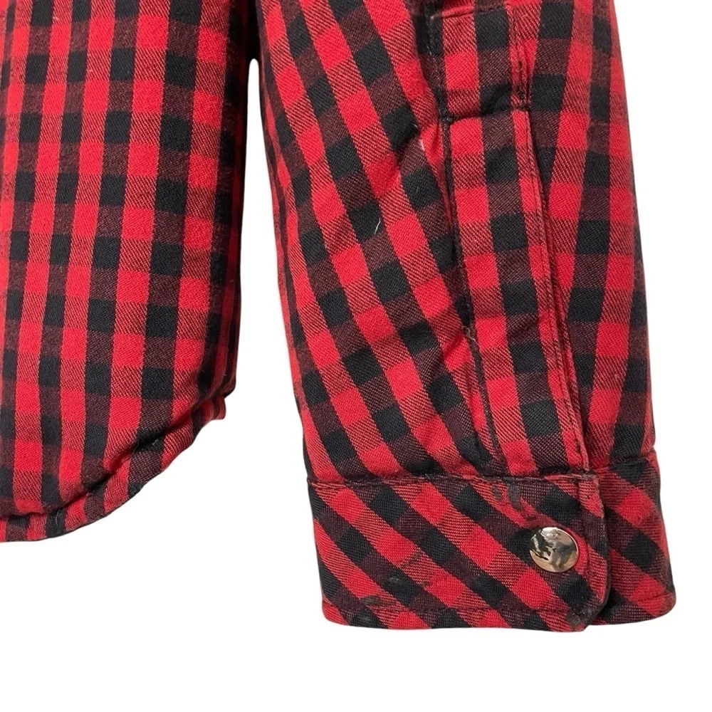 WOOLRICH Reversible Puffer Jacket Men S Buffalo Checked Goose Down Feathers Snap